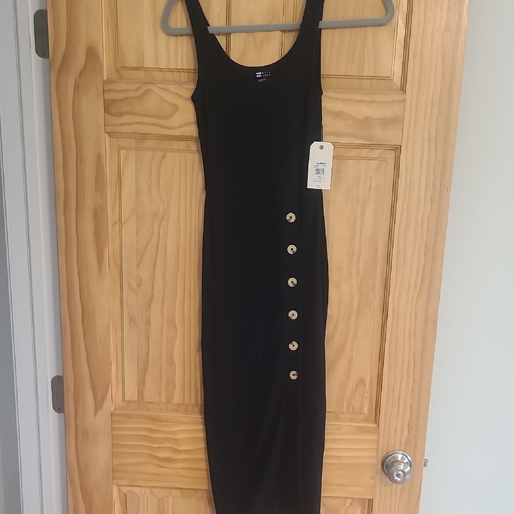 Billabong Black Bodycon Midi Dress